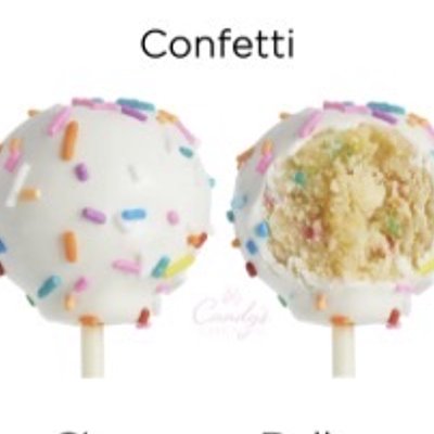 confetti cake pop