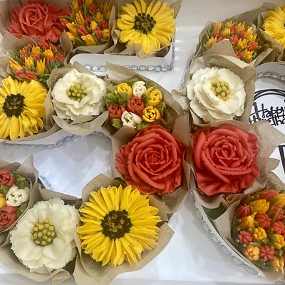 Letter/ Number  Cupcake Box