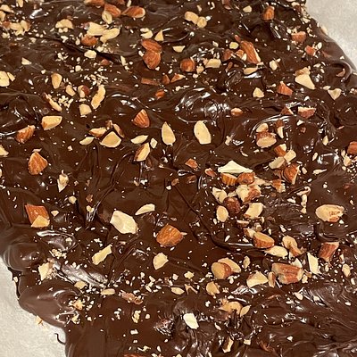 Dark Almond Bark