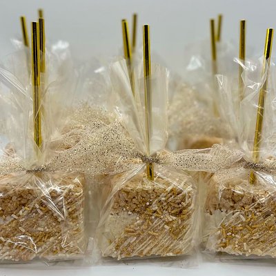 Rice Crispy Treat, Dipped In Chocolate