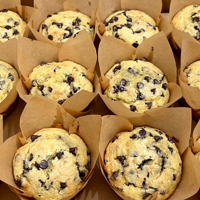 Chocolate Chip Sourdough Muffins (full dozen)