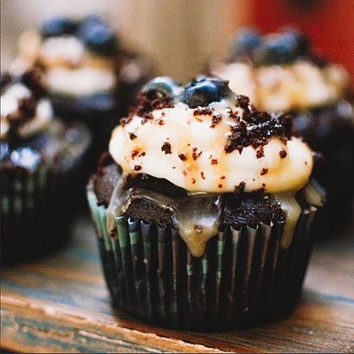 Chocolate Caramel Cupcake