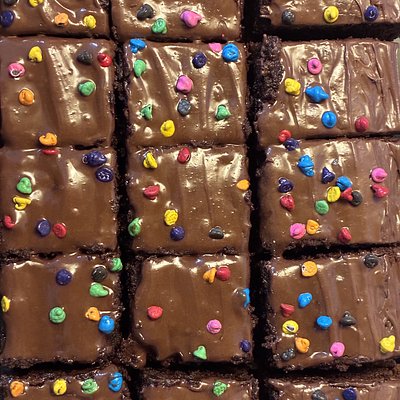 Frosted Fudge Brownies