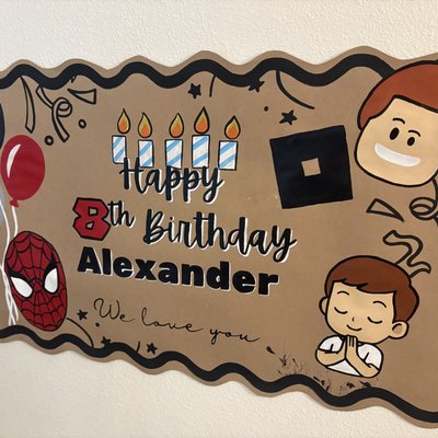 Hand Painted Banner (3x2) Small