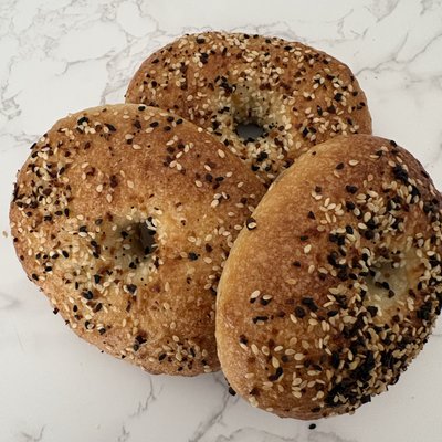 Sourdough Bagels - Everything (Pack of 3)
