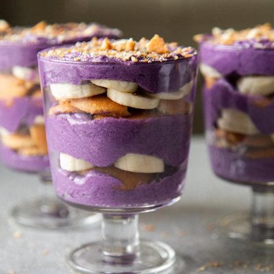 Purple Sweet Potato Banana Pudding (Personal Size)
