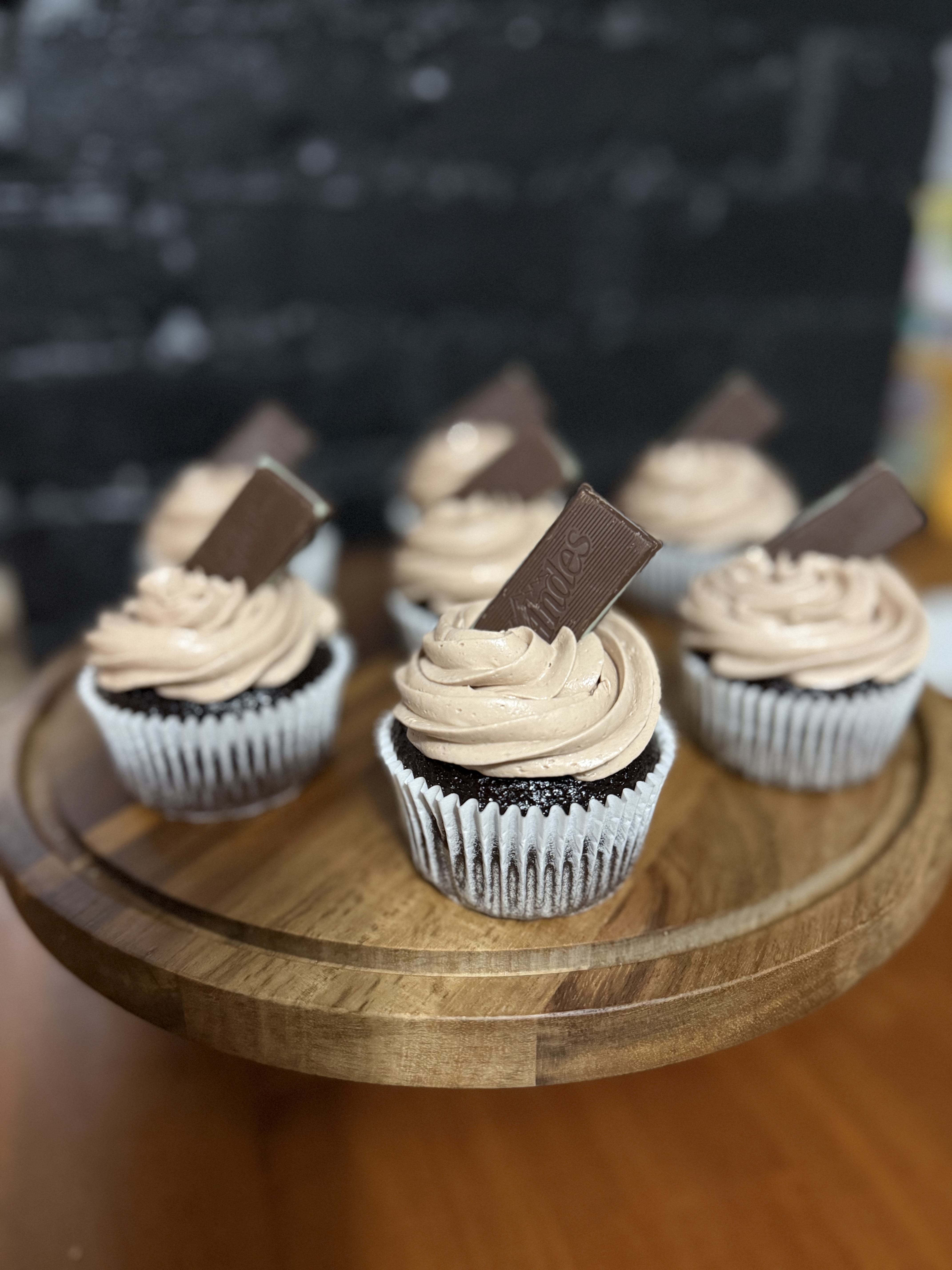 Double Chocolate Mint Cupcakes