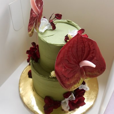 Mini 2-Tier Cake (4”+6”)