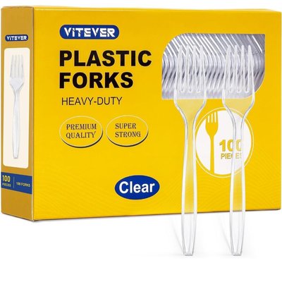 Forks Clear 100 Count 