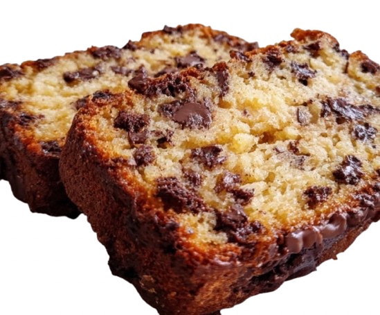 Chocolate Chip banana Bread Loaf