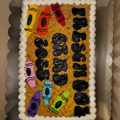 Rectangle Cookie Cake