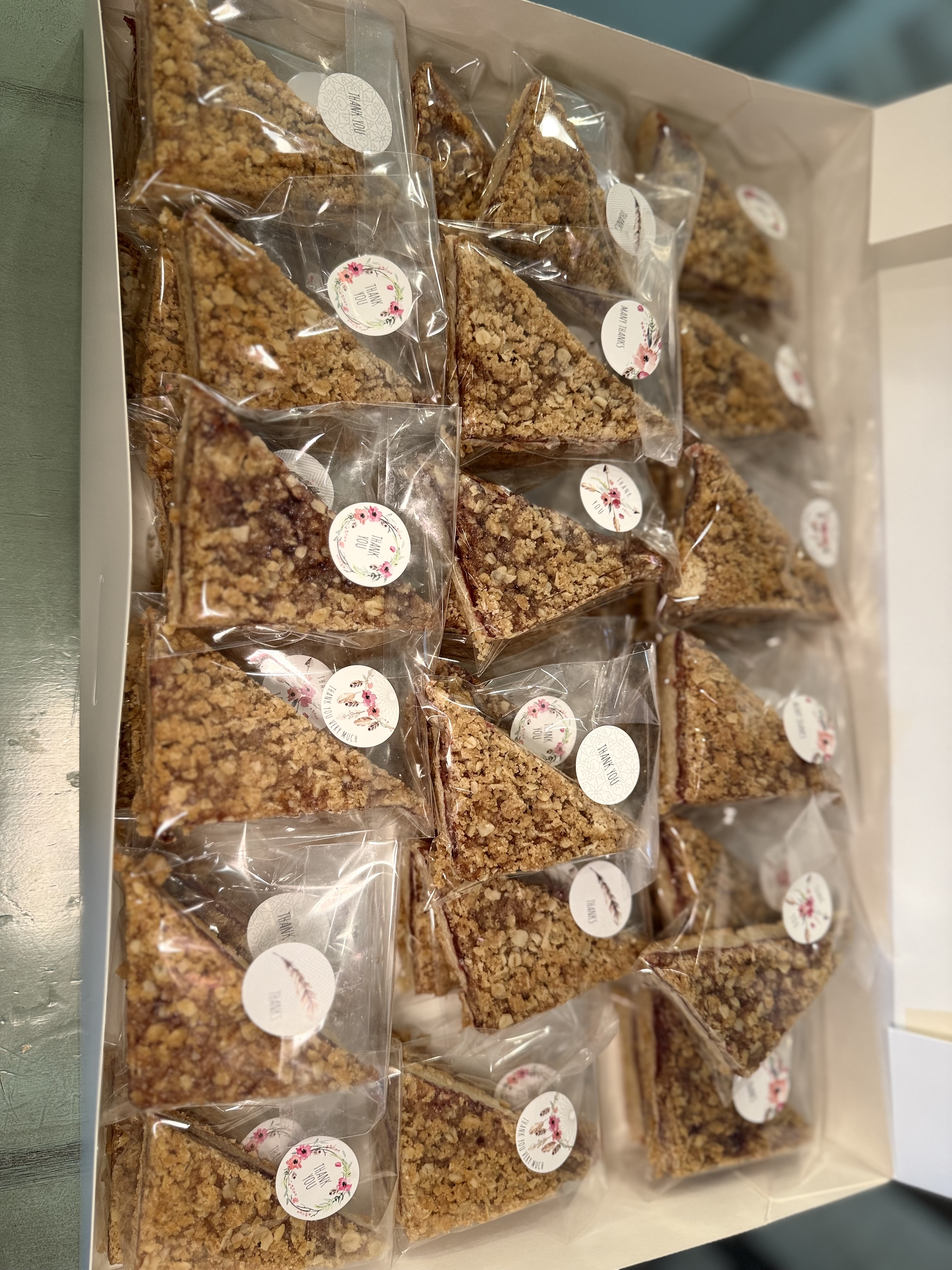 Raspberry Crumbles