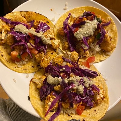 Cauliflower Taco Dinner