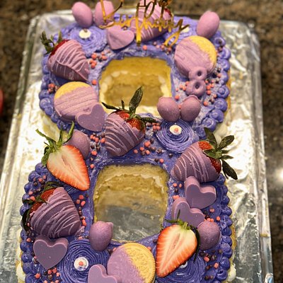 Custom Number Cake