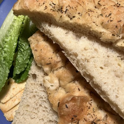 Sandwich-Ready Focaccia (Sourdough)