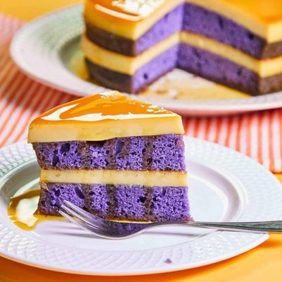  Purple Sweet Potato Leche Flan Cake