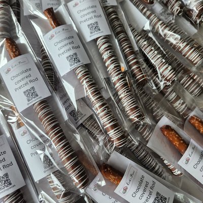 Milk Chocolate Pretzel Rods (Dozen)