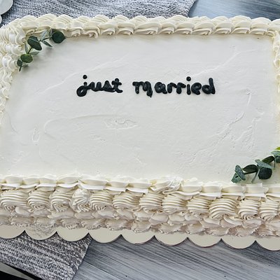 1/2 Sheet Cake
