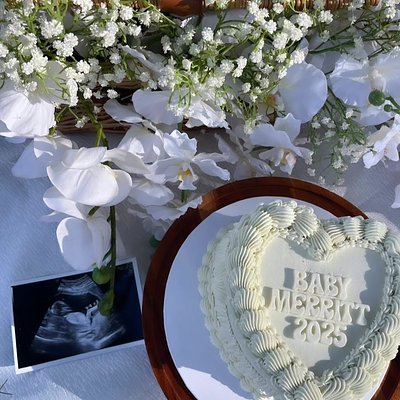 6" heart Shaped Cake, two Layers
