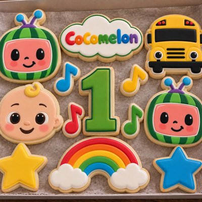 Cocomelon Birthday Party Cookies? 