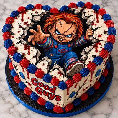 6in Heart Kake