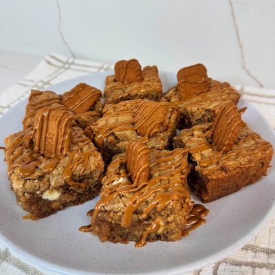 Biscoff Blondies