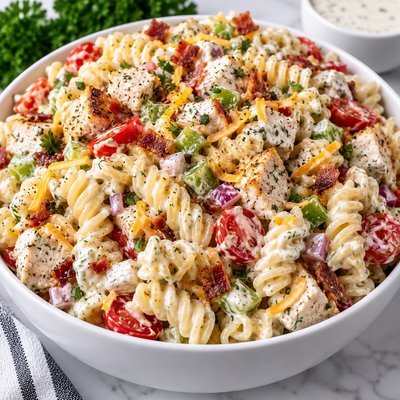 Dani’s Ranch Chicken Pasta 