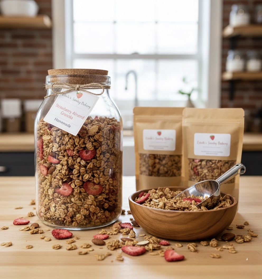 Strawberry Almond Granola