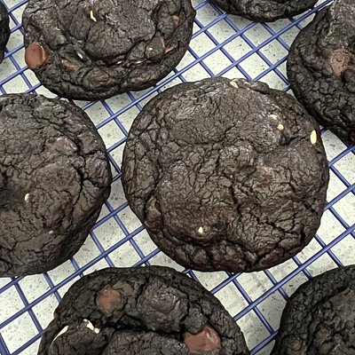 Triple Chocolate Cookies