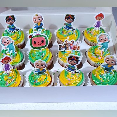 Cocomelon Cupcakes 
