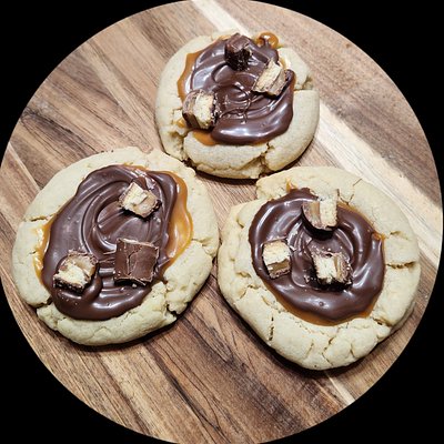 Large Twix Cookies 