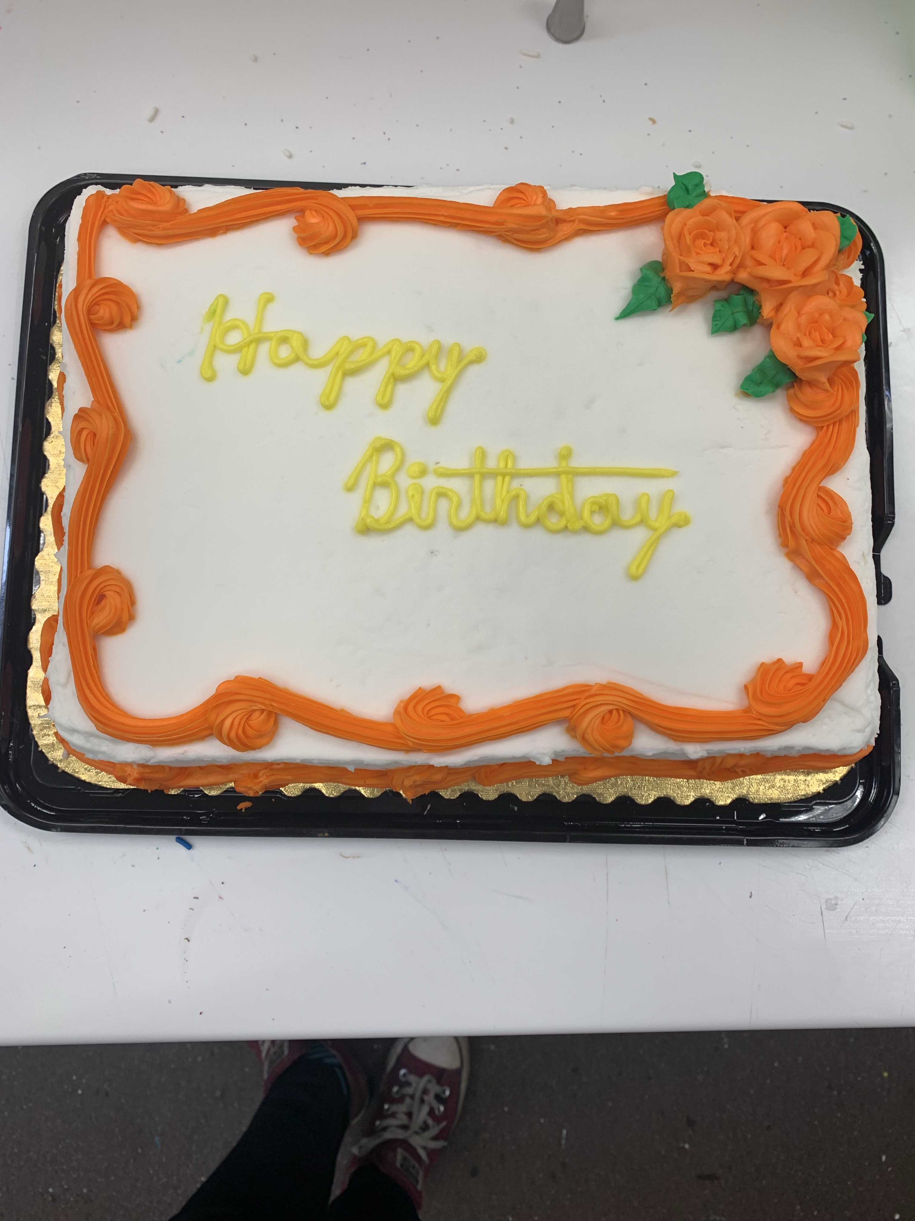 1/4 Sheet cake