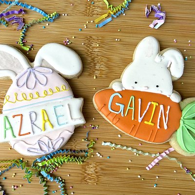 Personalized Easter Cookies 