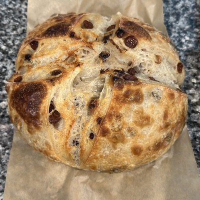 Cinnamon & Raisin Sourdough Bread