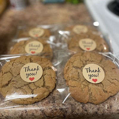 12 Count Peanut Butter Cookies