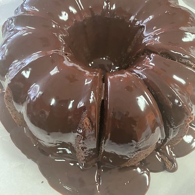 Chocolate Pound Cake Slice