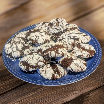 Chocolate Crinkle Cookies