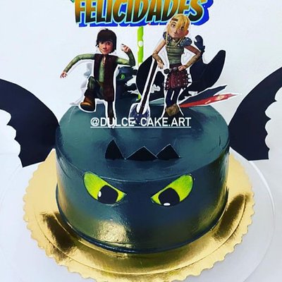 6” Inch  Black Cake 