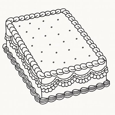 Half Sheet Cake-2 Layer