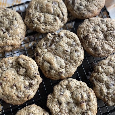 One Dozen Sourdough Chocolate Chip Cookies 