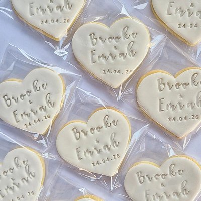 First Name Personalised Wedding Cookies