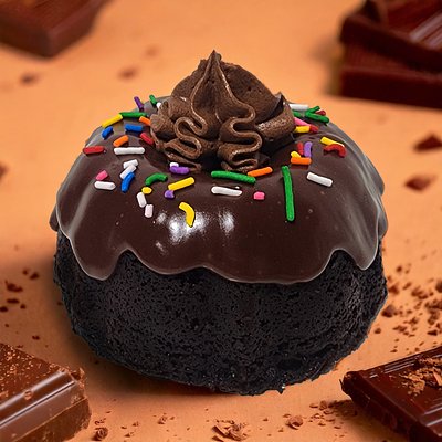 4" Triple Chocolate Cake-box of 6