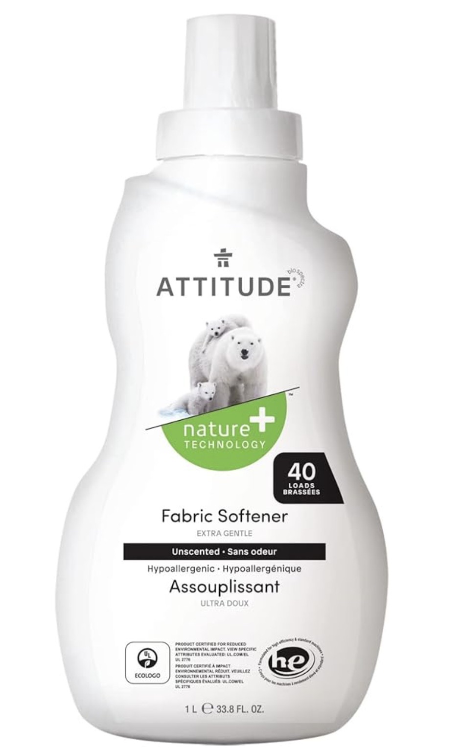 Fabric Softener Attitude Vegan & Plant Based 
