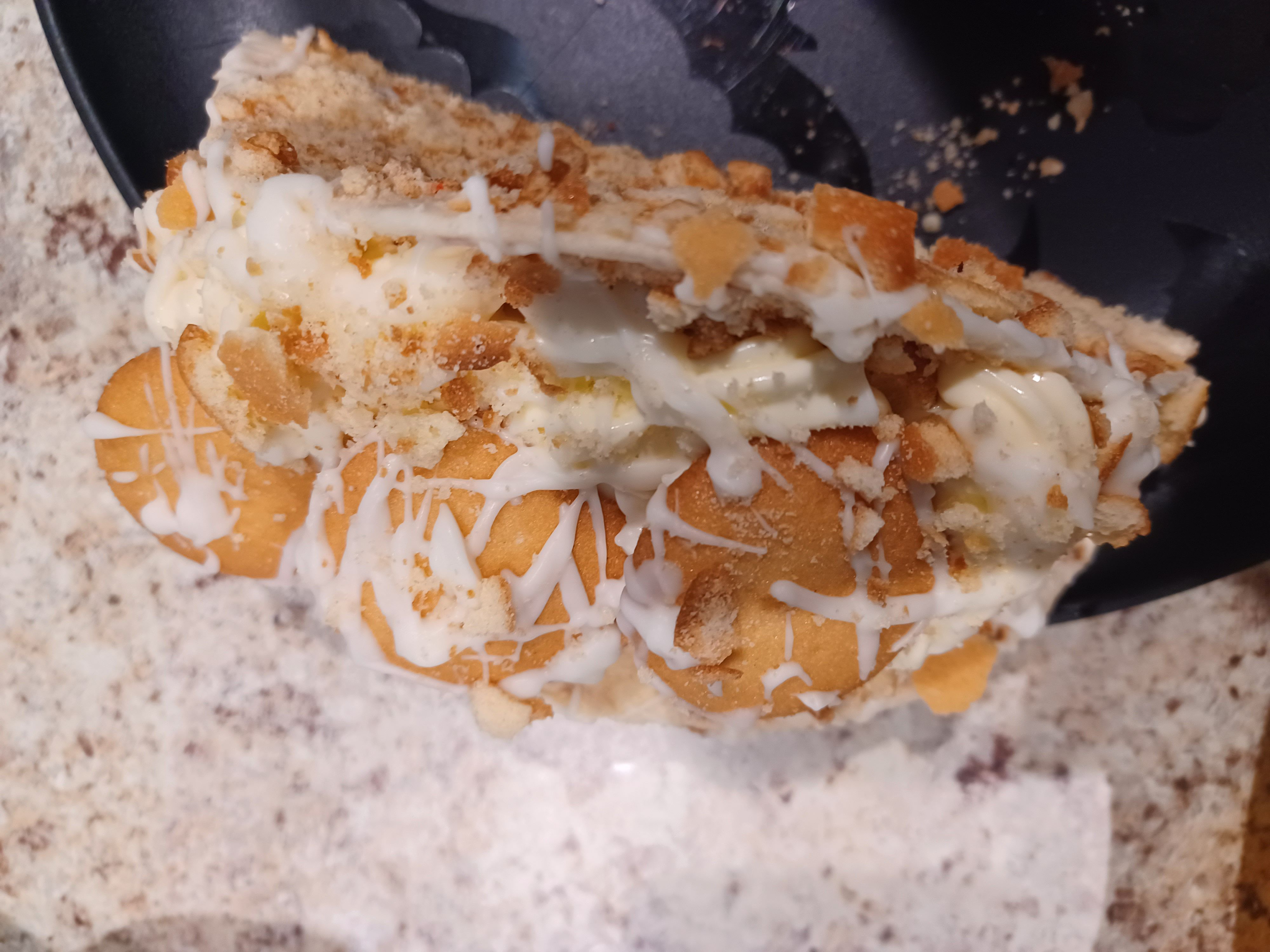 Banana Pudding Cream Cheese  Taco