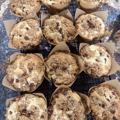 Chocolate Chip Muffins - Dozen 