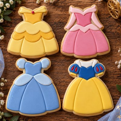 Cinderella Dresses Birthday Party Cookies? 