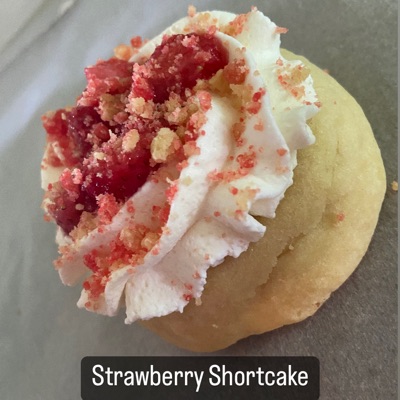 1 Dozen Strawberry Shortcake Cookies 