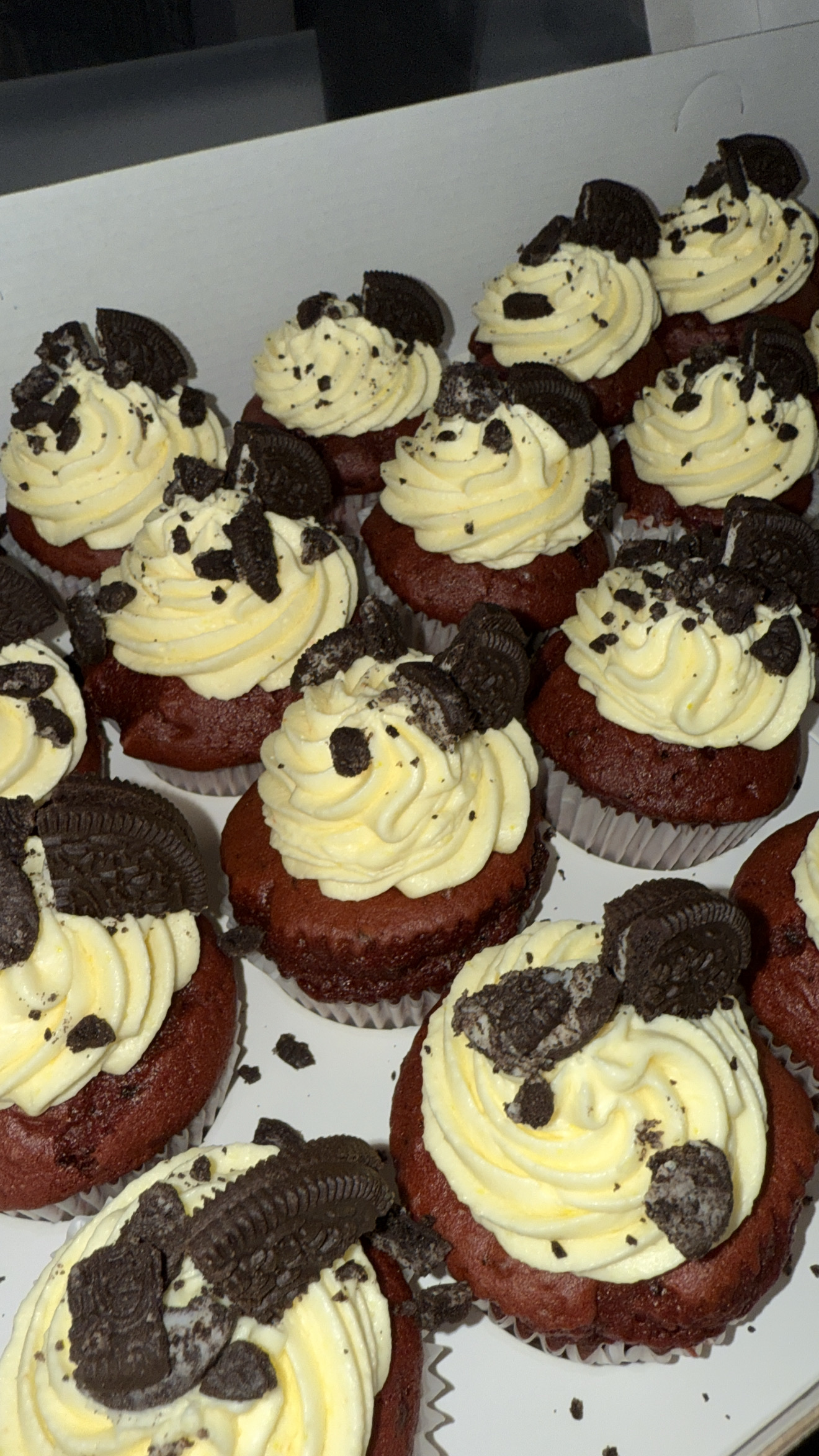 Red Velvet Oreo Cupcakes