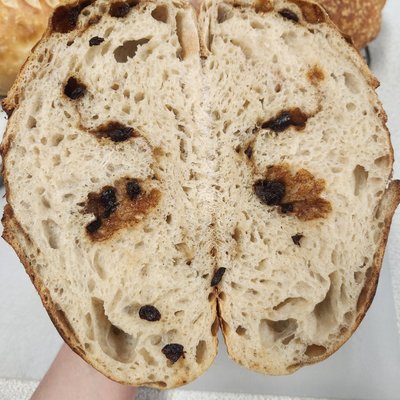 Cinnamon Raisin Sourdough Loaf