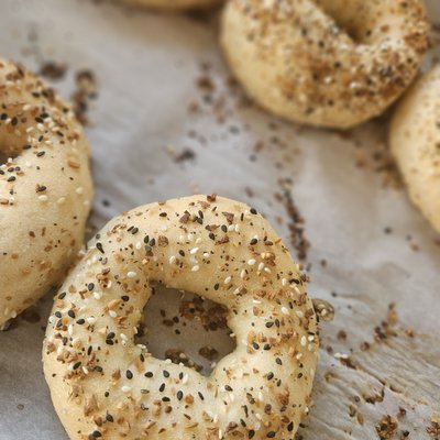 Sourdough Bagels 